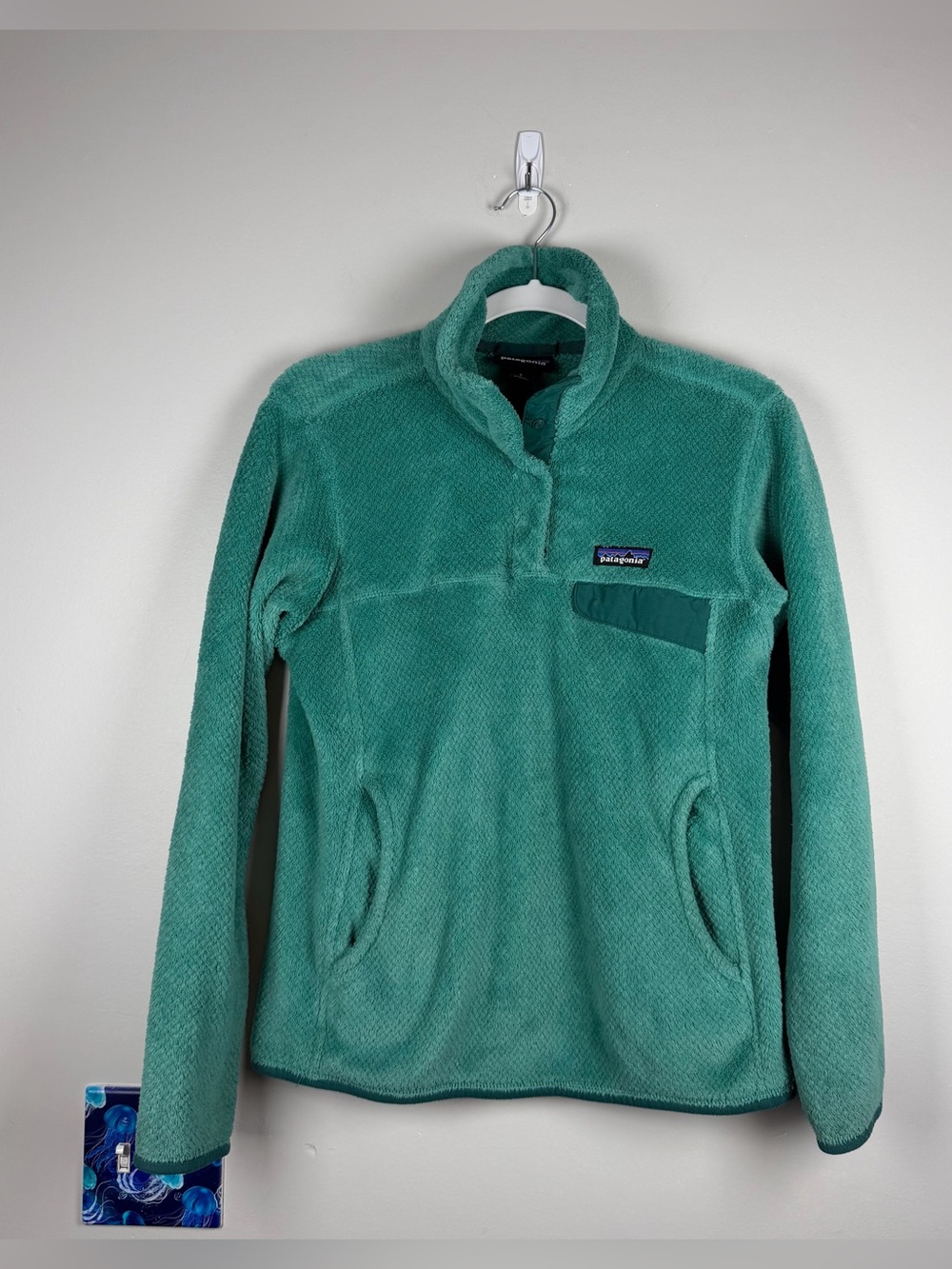 Patagonia Pullover Re-Tool Snap-T Polartec Fleece Sweater Women’s Small Green
